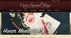 Desktop Screenshot of curryfh.com